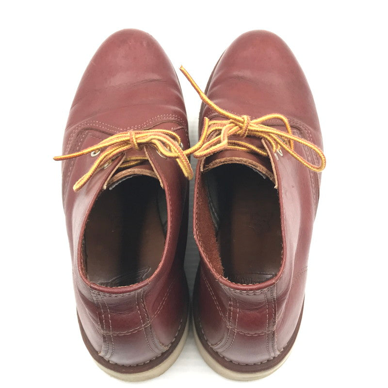 【中古品】【メンズ】 RED WING レッドウィング WORK CHUKKA 3139 #3139 ワーク チャッカ 靴 164-260405-rt-07-tag サイズ：26.5cm US8 1/2 カラー：ブラウン 万代Net店