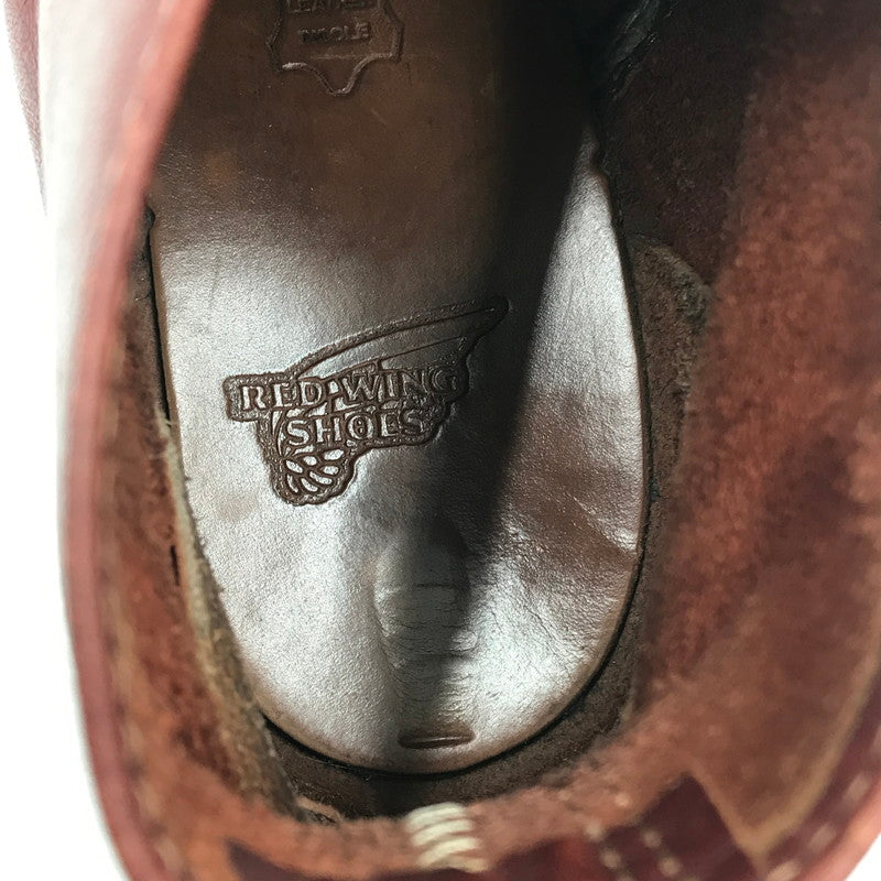 【中古品】【メンズ】 RED WING レッドウィング WORK CHUKKA 3139 #3139 ワーク チャッカ 靴 164-260405-rt-07-tag サイズ：26.5cm US8 1/2 カラー：ブラウン 万代Net店