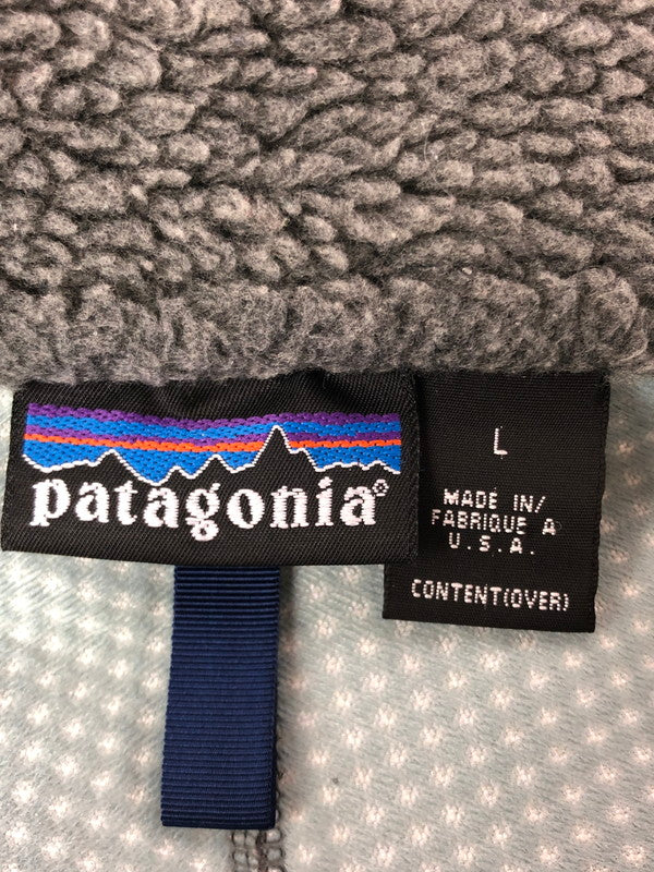 【中古品】【メンズ】 patagonia パタゴニア CLASSIC RETRO-X 23055 99年製 USA製 クラシック レトロ エックス 144-260325-rt-07-tag サイズ：L カラー：グレー 万代Net店