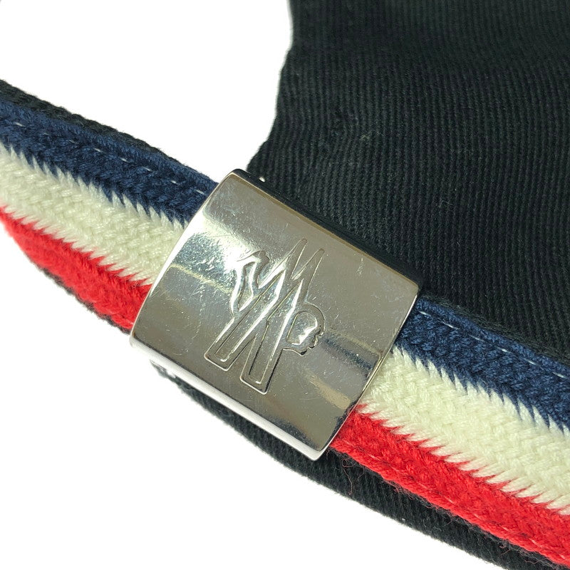 【中古品】【メンズ】 MONCLER モンクレール BERRETTO BASEBALL CAP I10913B00034 ベレット ベースボール キャップ 帽子 185-260401-na-17-tag サイズ：UNI カラー：ブラック 万代Net店
