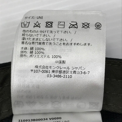 【中古品】【メンズ】 MONCLER モンクレール BERRETTO BASEBALL CAP I10913B00034 ベレット ベースボール キャップ 帽子 185-260401-na-17-tag サイズ：UNI カラー：ブラック 万代Net店