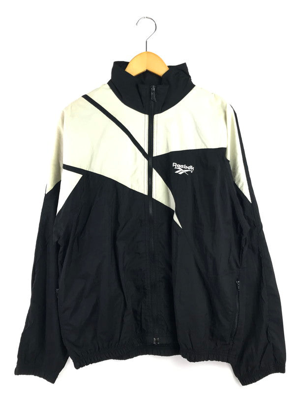 【現状渡し品】【メンズ】 Reebok リーボック 90'S NYLON JACKET 90年代 ナイロンジャケット ライトアウター 146-260328-na-15-tag サイズ：M カラー：ブラック 万代Net店
