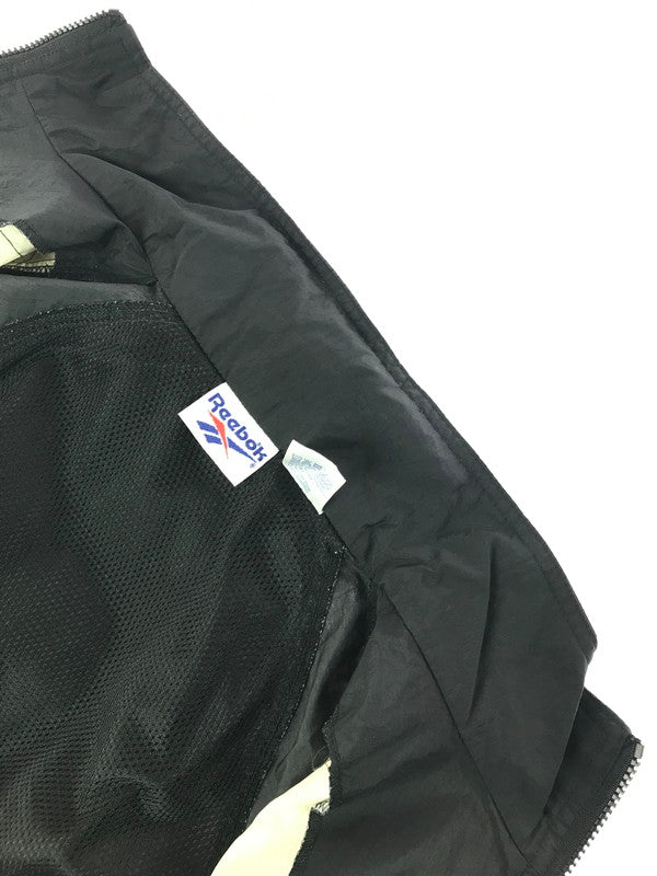 【現状渡し品】【メンズ】 Reebok リーボック 90'S NYLON JACKET 90年代 ナイロンジャケット ライトアウター 146-260328-na-15-tag サイズ：M カラー：ブラック 万代Net店