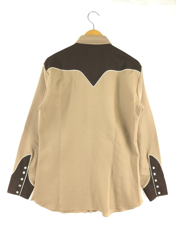 【中古品】【メンズ】 H BAR C エイチ バー シー 50～60's RAINBOW-STITCH WESTERN SHIRT 50～60年代 レインボーステッチ ウエスタンシャツ トップス 146-260809-rt-01-tagh サイズ：不明 下記参照 カラー：ブラウン 万代Net店