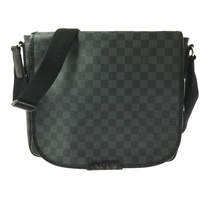 【中古品】【メンズ】 LOUIS VUITTON ルイヴィトン N58029 ダミエ グラフィット ダニエルMM ショルダーバッグ カバン 179-260503-na-04-tagh カラー：ブラック 万代Net店