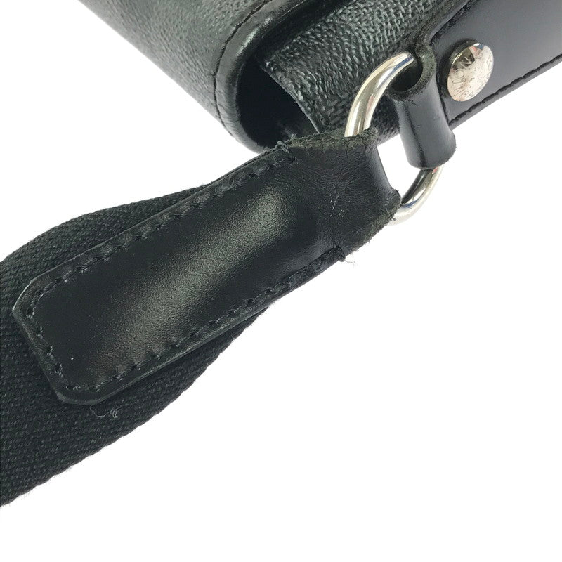 【中古品】【メンズ】 LOUIS VUITTON ルイヴィトン N58029 ダミエ グラフィット ダニエルMM ショルダーバッグ カバン 179-260503-na-04-tagh カラー：ブラック 万代Net店