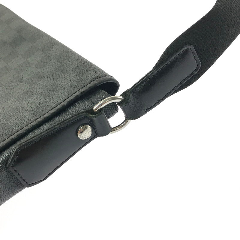 【中古品】【メンズ】 LOUIS VUITTON ルイヴィトン N58029 ダミエ グラフィット ダニエルMM ショルダーバッグ カバン 179-260503-na-04-tagh カラー：ブラック 万代Net店
