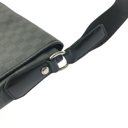【中古品】【メンズ】 LOUIS VUITTON ルイヴィトン N58029 ダミエ グラフィット ダニエルMM ショルダーバッグ カバン 179-260503-na-04-tagh カラー：ブラック 万代Net店
