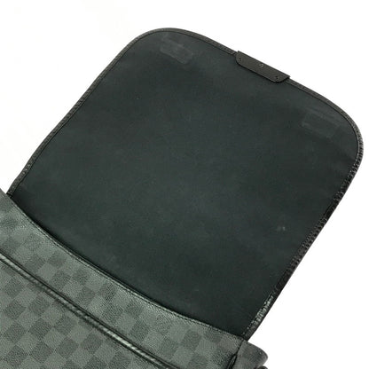 【中古品】【メンズ】 LOUIS VUITTON ルイヴィトン N58029 ダミエ グラフィット ダニエルMM ショルダーバッグ カバン 179-260503-na-04-tagh カラー：ブラック 万代Net店