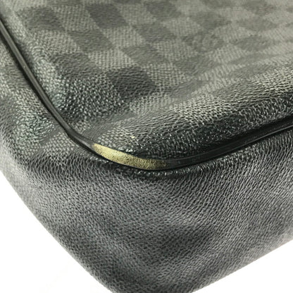 【中古品】【メンズ】 LOUIS VUITTON ルイヴィトン N58029 ダミエ グラフィット ダニエルMM ショルダーバッグ カバン 179-260503-na-04-tagh カラー：ブラック 万代Net店