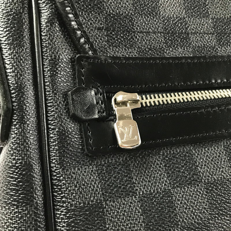 【中古品】【メンズ】 LOUIS VUITTON ルイヴィトン N58029 ダミエ グラフィット ダニエルMM ショルダーバッグ カバン 179-260503-na-04-tagh カラー：ブラック 万代Net店