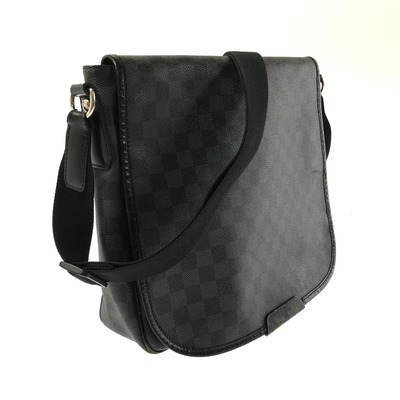 【中古品】【メンズ】 LOUIS VUITTON ルイヴィトン N58029 ダミエ グラフィット ダニエルMM ショルダーバッグ カバン 179-260503-na-04-tagh カラー：ブラック 万代Net店