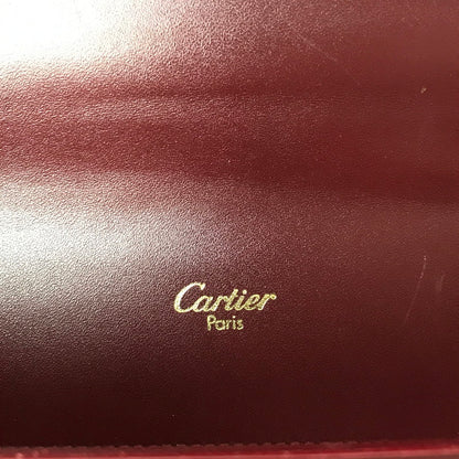 【現状渡し品】【メンズ】 CARTIER カルティエ マストライン ブリーフケース ビジネスバッグ カバン 180-260503-na-01-tagh カラー：ボルドー 万代Net店
