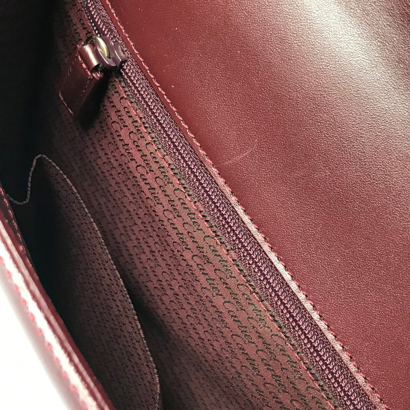 【現状渡し品】【メンズ】 CARTIER カルティエ マストライン ブリーフケース ビジネスバッグ カバン 180-260503-na-01-tagh カラー：ボルドー 万代Net店