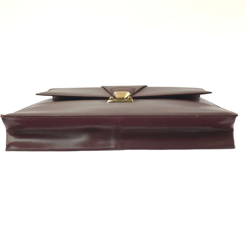 【現状渡し品】【メンズ】 CARTIER カルティエ マストライン ブリーフケース ビジネスバッグ カバン 180-260503-na-01-tagh カラー：ボルドー 万代Net店