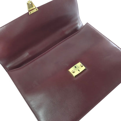 【現状渡し品】【メンズ】 CARTIER カルティエ マストライン ブリーフケース ビジネスバッグ カバン 180-260503-na-01-tagh カラー：ボルドー 万代Net店