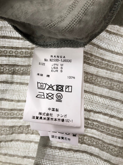 【中古品】【メンズ】 NANGA ナンガ MEZCAL SHIRT N2500-1J603C メスカル シャツ トップス 144-260524-rt-12-tagh サイズ：M カラー：カーキ 万代Net店