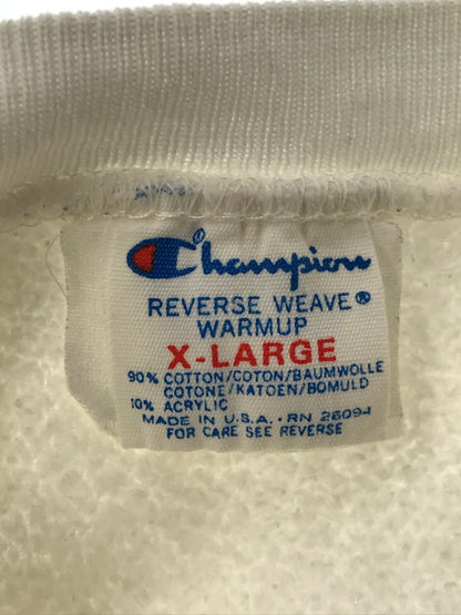 【現状渡し品】【メンズ】 CHAMPION チャンピオン REVERSE WEAVE 80's DELAWARE CREWNECK SWEAT デラウェア クルーネック スウェット トレーナー 146-260501-rt-12-tag サイズ：XL カラー：ホワイト 万代Net店