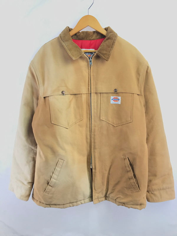【現状渡し品】【メンズ】 DICKIES ディッキーズ 80S QUILTING LINER DUCK JACKET USA製 80年代 ダックジャケット アウター 146-260921-na-13-tagh サイズ：L カラー：ベージュ系 万代Net店