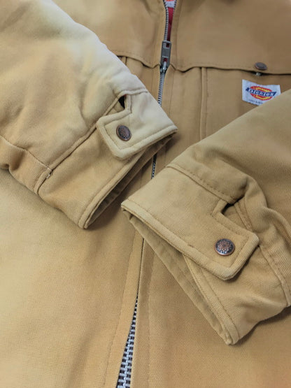 【現状渡し品】【メンズ】 DICKIES ディッキーズ 80S QUILTING LINER DUCK JACKET USA製 80年代 ダックジャケット アウター 146-260921-na-13-tagh サイズ：L カラー：ベージュ系 万代Net店