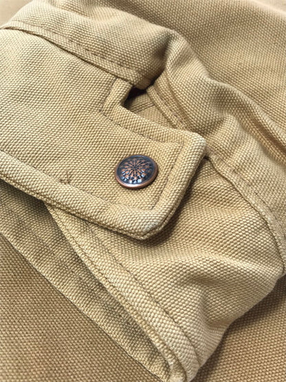 【現状渡し品】【メンズ】 DICKIES ディッキーズ 80S QUILTING LINER DUCK JACKET USA製 80年代 ダックジャケット アウター 146-260921-na-13-tagh サイズ：L カラー：ベージュ系 万代Net店