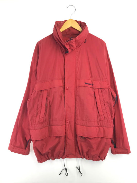 【中古品】【メンズ】 TIMBERLAND WEATHERGEAR NYLON JACKET RED ウェザー ギア ナイロン ジャケット ライトアウター 146-260820-rt-40-tag カラー：レッド 万代Net店