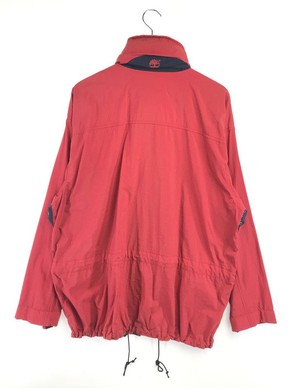 【中古品】【メンズ】 TIMBERLAND WEATHERGEAR NYLON JACKET RED ウェザー ギア ナイロン ジャケット ライトアウター 146-260820-rt-40-tag カラー：レッド 万代Net店