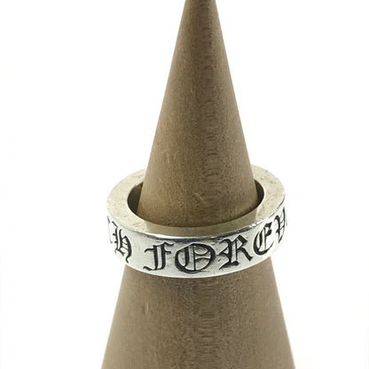 【中古品】【メンズ】 CHROME HEARTS クロムハーツ 6MM SPACER FOREVER RING スペーサー フォーエバー リング 指輪 アクセサリー 190-260316-na-05-tag カラー：シルバー 万代Net店