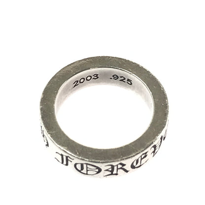 【中古品】【メンズ】 CHROME HEARTS クロムハーツ 6MM SPACER FOREVER RING スペーサー フォーエバー リング 指輪 アクセサリー 190-260316-na-05-tag カラー：シルバー 万代Net店
