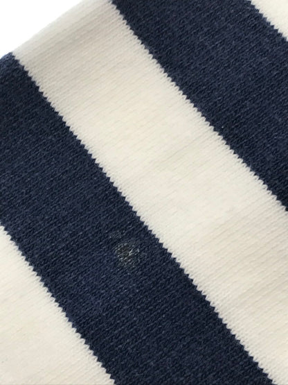 【中古品】【メンズ】 BARBARIAN バーバリアン HEAVY BORDER T-SHIRT ヘビー ボーダー Tシャツ 長袖Tシャツ トップス 146-260503-rt-03-tag サイズ：M カラー：ネイビー/ホワイト 万代Net店