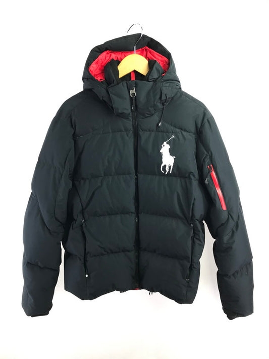 【中古品】【メンズ】 POLO RALPH LAUREN ポロ・ラルフローレン BIG PONY DOWN JACKET 0200011692 ビッグ ポニー ダウンジャケット アウター 147-260901-na-03-tagh サイズ：M カラー：ブラック 万代Net店