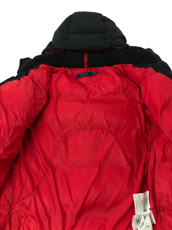 【中古品】【メンズ】 POLO RALPH LAUREN ポロ・ラルフローレン BIG PONY DOWN JACKET 0200011692 ビッグ ポニー ダウンジャケット アウター 147-260901-na-03-tagh サイズ：M カラー：ブラック 万代Net店