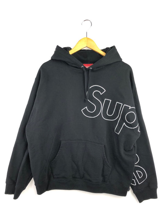 【中古品】【メンズ】 Supreme シュプリーム 21AW REFLECTIVE HOODED SWEATSHIRT フレクティブ フーデッド スウェットシャツ 149-260321-rt-01-tag サイズ：M カラー：ブラック 万代Net店