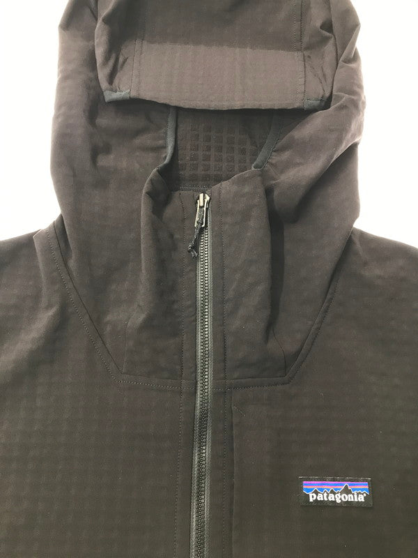 【中古品】【メンズ】 PATAGONIA パタゴニア R1 TECHFACE HOODY 83578 テックフェイス フーディ ライトアウター 144-260428-na-15-tagh サイズ：M カラー：ブラック 万代Net店