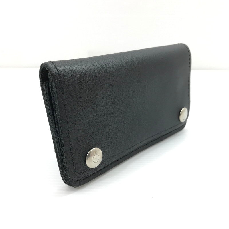 【中古品】【メンズ】 415 CLOTHING 415 クロージング LEATHER WALLET レザーウォレット 二つ折り財布 200-260407-na-16-tag カラー：ブラック 万代Net店