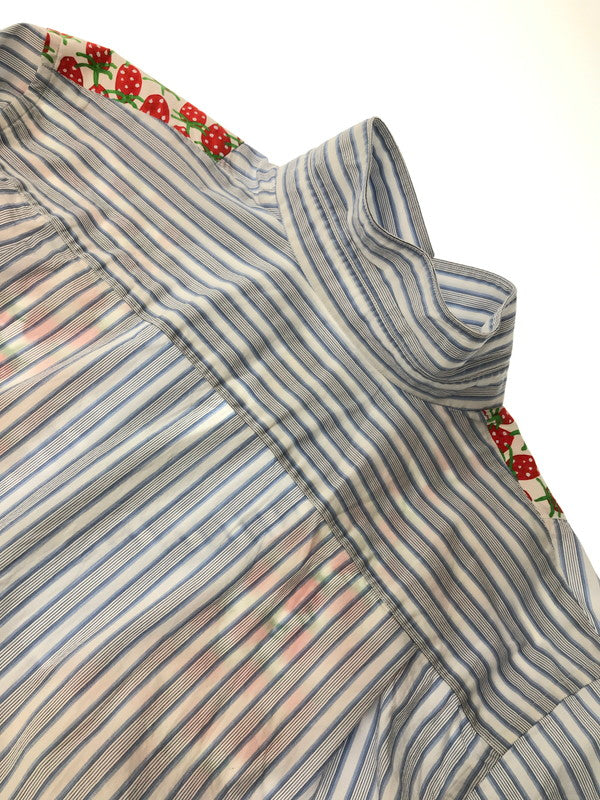 【中古品】【メンズ】 COMME DES GARCONS SHIRT コムデギャルソンシャツ × BRETT WESTFALL STRAWBERRY STRIPE SHIRT FK-B001 ストライプシャツ 140-260520-na-22-tagh サイズ：S カラー：マルチカラー 万代Net店