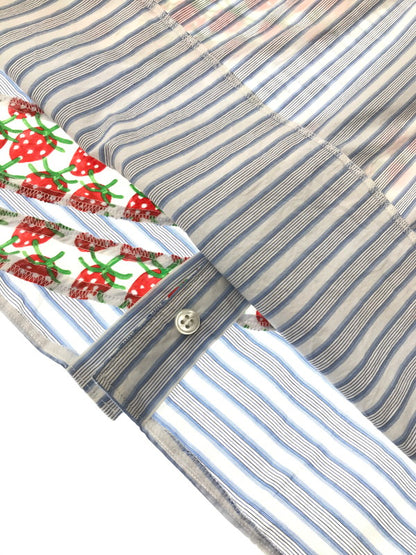【中古品】【メンズ】 COMME DES GARCONS SHIRT コムデギャルソンシャツ × BRETT WESTFALL STRAWBERRY STRIPE SHIRT FK-B001 ストライプシャツ 140-260520-na-22-tagh サイズ：S カラー：マルチカラー 万代Net店