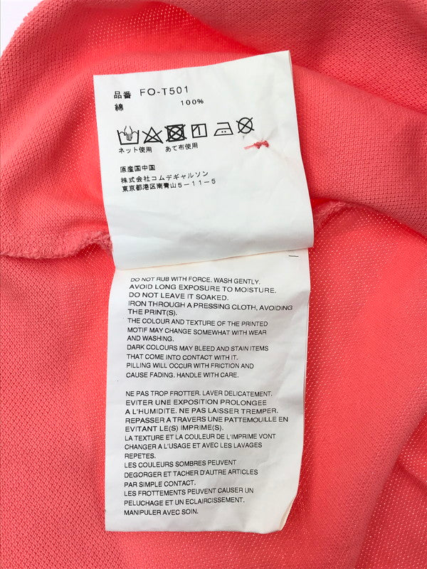【中古美品】【メンズ】 COMME DES GARCONS SHIRT コムデギャルソンシャツ × FRED PERRY フレッドペリー コラボ POLO SHIRT FO-T501 ポロシャツ 半袖 トップス 140-260429-yy-01-tag サイズ：M カラー：コーラル 万代Net店