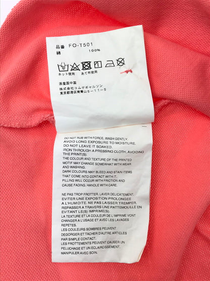 【中古美品】【メンズ】 COMME DES GARCONS SHIRT コムデギャルソンシャツ × FRED PERRY フレッドペリー コラボ POLO SHIRT FO-T501 ポロシャツ 半袖 トップス 140-260429-yy-01-tag サイズ：M カラー：コーラル 万代Net店