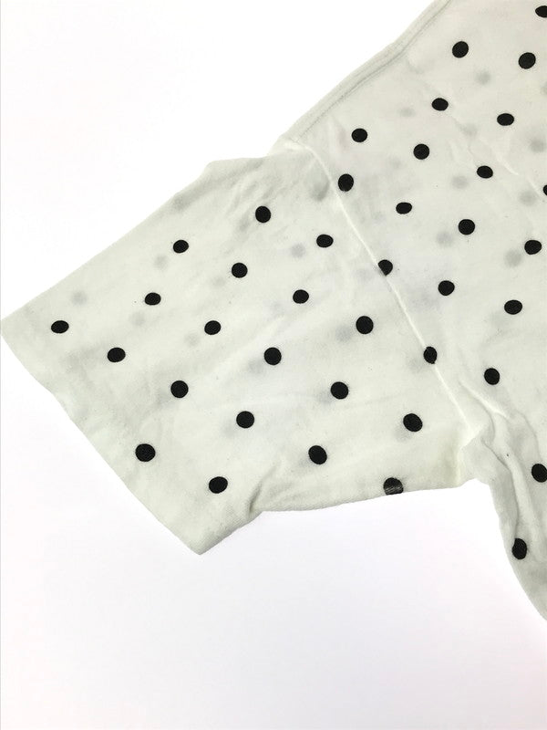 【中古品】【メンズ】 SUPREME シュプリーム ×COMME DES GARCONS SHIRT コムデギャルソン シャツ 12SS POLKA DOT BOX LOGO TEE ポルカ ドット Tシャツ 半Tシャツ 149-260427-na-16-tagh サイズ：M カラー：ホワイト 万代Net店