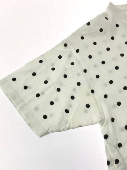 【中古品】【メンズ】 SUPREME シュプリーム ×COMME DES GARCONS SHIRT コムデギャルソン シャツ 12SS POLKA DOT BOX LOGO TEE ポルカ ドット Tシャツ 半Tシャツ 149-260427-na-16-tagh サイズ：M カラー：ホワイト 万代Net店