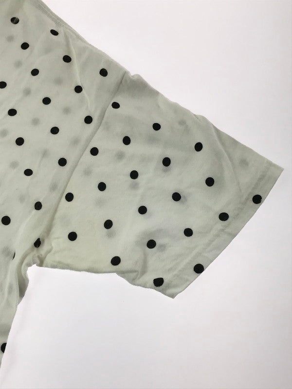 【中古品】【メンズ】 SUPREME シュプリーム ×COMME DES GARCONS SHIRT コムデギャルソン シャツ 12SS POLKA DOT BOX LOGO TEE ポルカ ドット Tシャツ 半Tシャツ 149-260427-na-16-tagh サイズ：M カラー：ホワイト 万代Net店