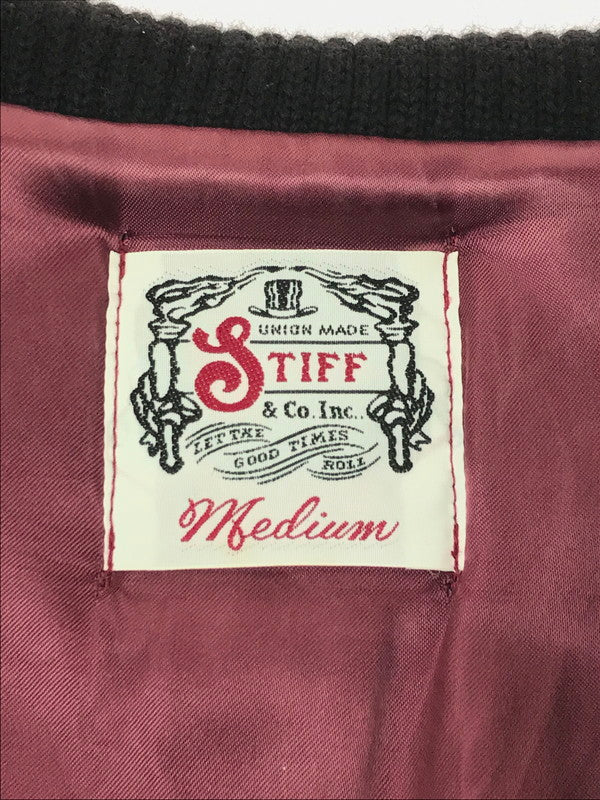 【中古品】【メンズ】 STIFF スティフ AWARD JACKET アワードジャケット スタジャン アウター 142-260429-yy-16-tag サイズ：M カラー：ブラック 万代Net店