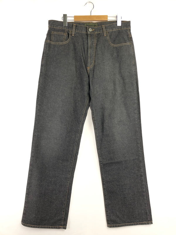 【中古品】【メンズ】 STUSSY ステューシー 90～00's BLACK DENIM PANTS ブラック デニムパンツ USA製 153-260409-rt-22-tag サイズ：34 カラー：ブラック系 万代Net店