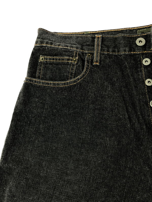 【中古品】【メンズ】 STUSSY ステューシー 90～00's BLACK DENIM PANTS ブラック デニムパンツ USA製 153-260409-rt-22-tag サイズ：34 カラー：ブラック系 万代Net店