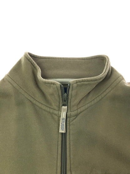 【現状渡し品】【メンズ】 OLD STUSSY オールドステューシー 00'S SWEAT TRACK JACKET 00年代 スウェット トラックジャケット ライトアウター 142-260407-na-01-tag サイズ：XL カラー：カーキ 万代Net店