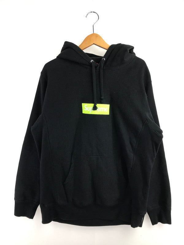 【中古品】【メンズ】 Supreme シュプリーム 17AW BOX LOGO HOODED SWEATSHIRT ボックスロゴ フーデッド スウェットシャツ パーカー 149-260420-na-19-tagh サイズ：XL カラー：ブラック 万代Net店