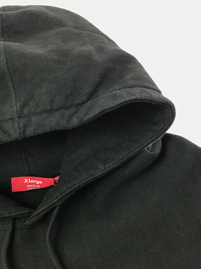 【中古品】【メンズ】 Supreme シュプリーム 17AW BOX LOGO HOODED SWEATSHIRT ボックスロゴ フーデッド スウェットシャツ パーカー 149-260420-na-19-tagh サイズ：XL カラー：ブラック 万代Net店