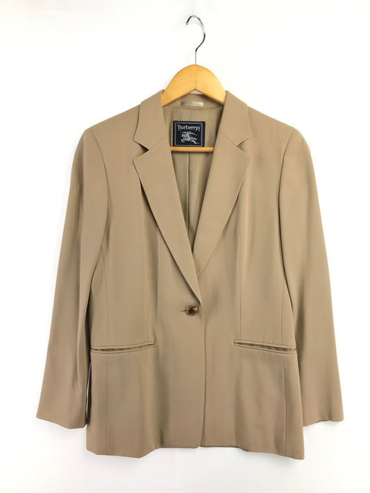 【現状渡し品】【レディース】 Burberrys バーバリーズ 1B TAILORED JACKET FJA55-680 テーラード ジャケット ライトアウター 168-260407-na-09-tag サイズ：40 カラー：ベージュ 万代Net店