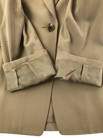 【現状渡し品】【レディース】 1B TAILORED JACKET FJA55-680 テーラード ジャケット ライトアウター 168-260407-na-09-tag サイズ：40 カラー：ベージュ 万代Net店